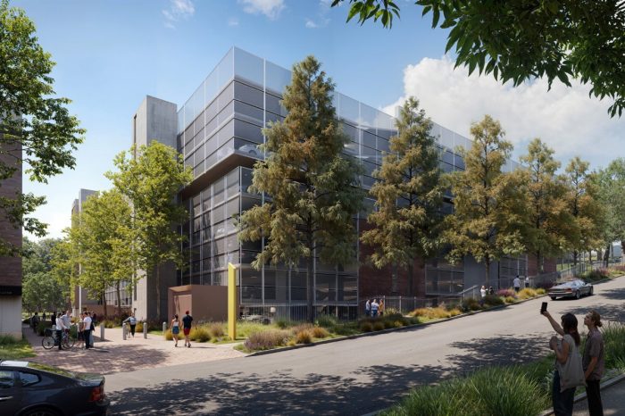 Render image of Barker Street Parking Station