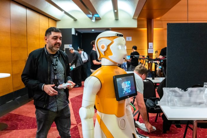 Robotics@UNSW launch crowd