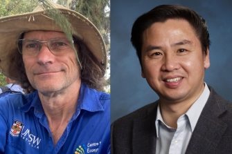 UNSW Professor David Keith and Scientia Professor Liming Dai