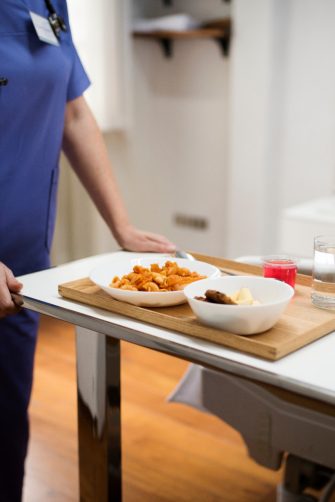 Hospital food for patients