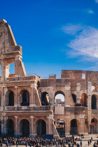 The Roman Colosseum in Rome