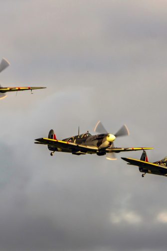 Three Spitfires