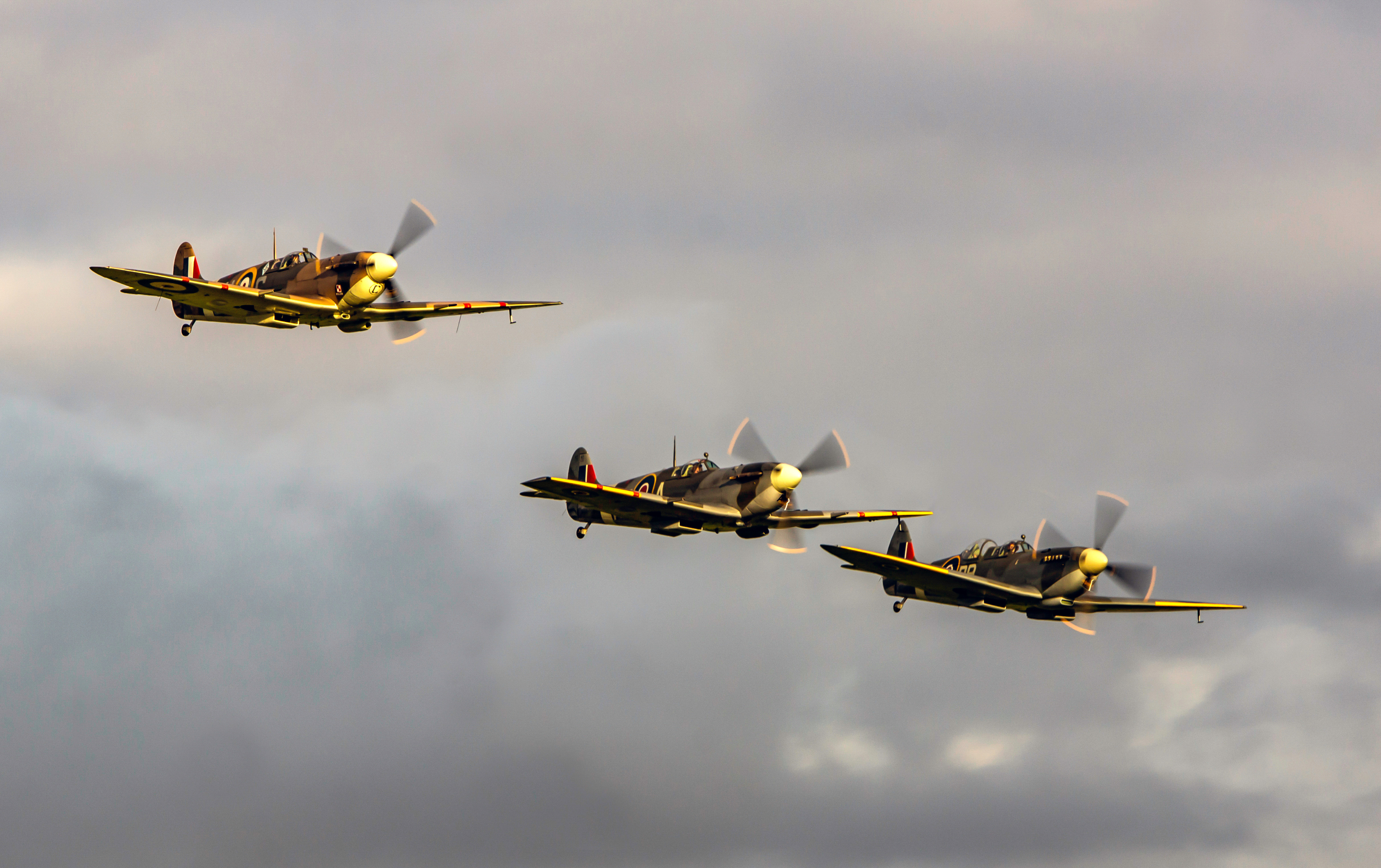 Three Spitfires