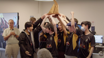 UNSW Esports Club celebrating victory