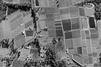 A 1970s photo of farmland in Glenorie, around 45 km from the Sydney CBD.