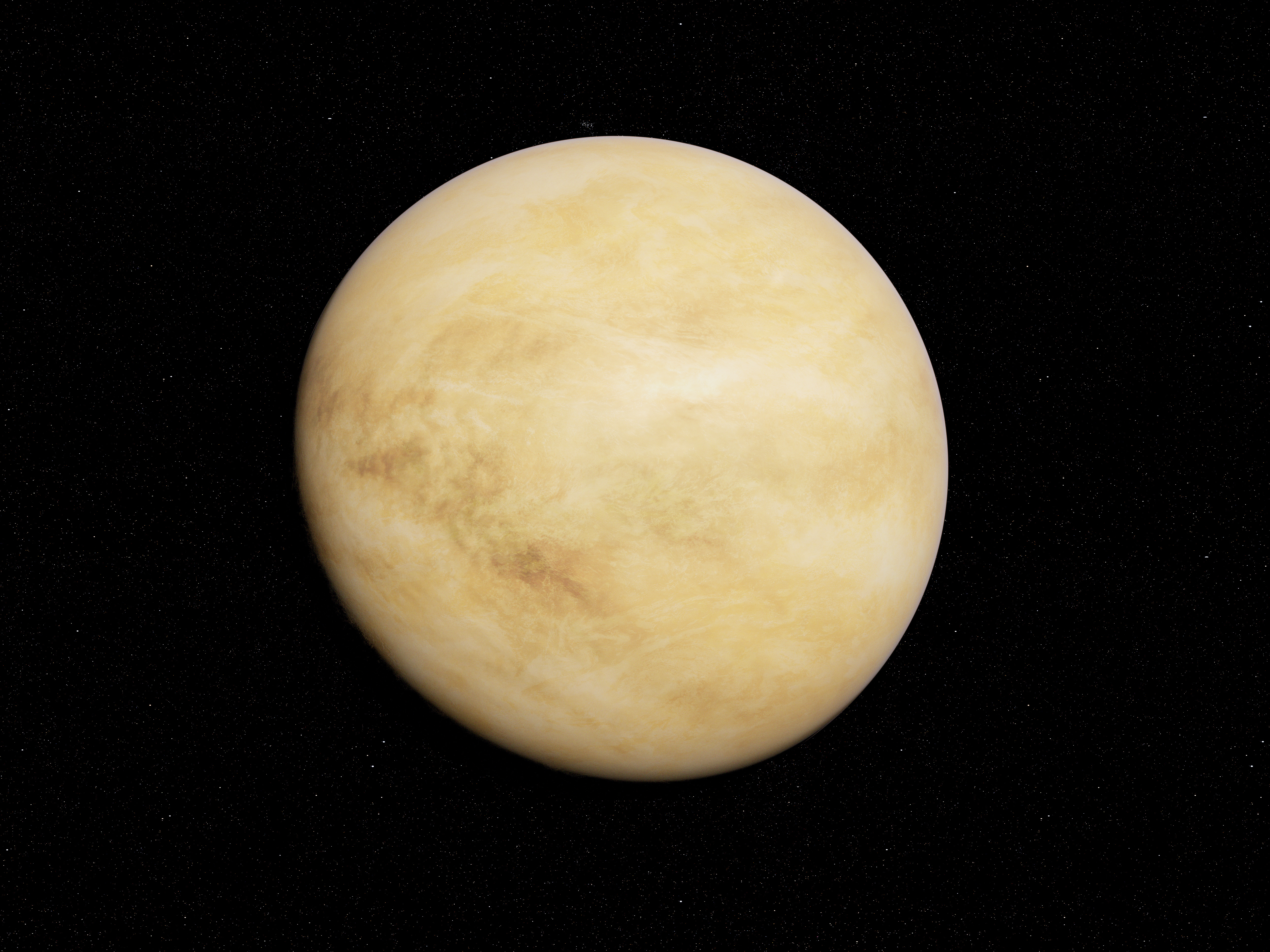 3d rendered illustration of venus