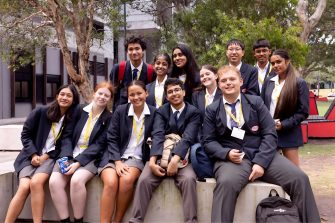 Students from a UNSW Gateway partner school attend the Year 11 Leaders Program at UNSW Sydney