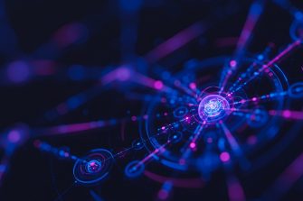 Big data technology data science analysis artificial intelligence generative ai deep learning machine learning algorithm neural flow network analytics innovation abstract futuristic. 3d rendering.