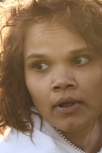 Lila McGuire plays Evonne Goolagong Cawley in the new ABC mini-series, Goolagong