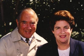 Headshot of a man and woman