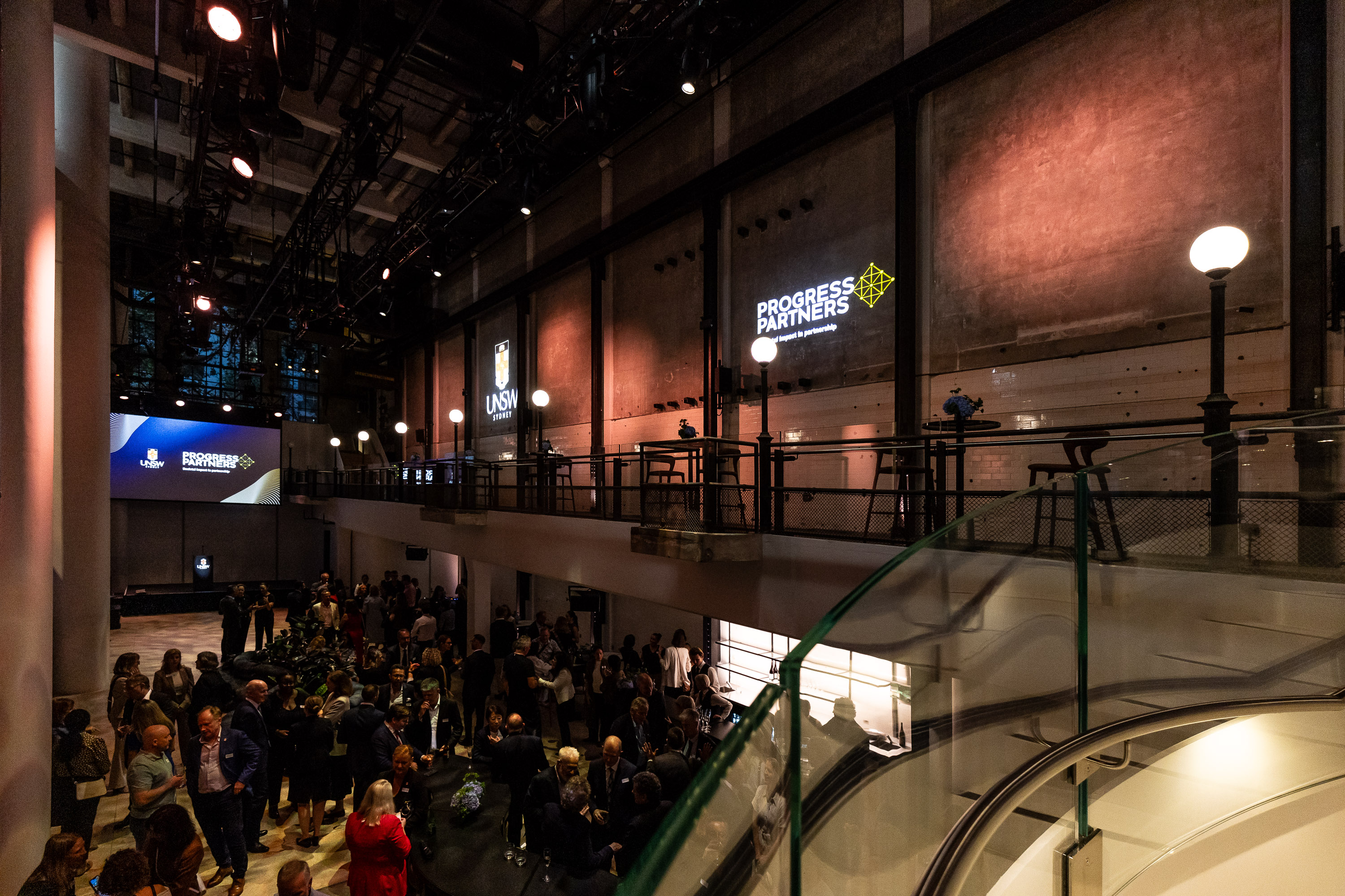: Hundreds of members of the UNSW community gathered to celebrate the launch of Progress Partners 