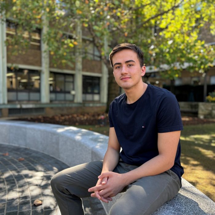 UNSW student Mahmoud Qaddorah, a refugee scholarship recipient