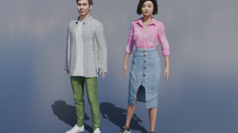 AI companion (Tom & Mia)