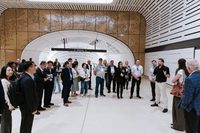 Site visit AFHC 2026 of conference delegates to Barangaroo 