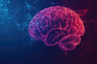 Brain wave illustration