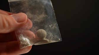 Drugs pill powder stock image
