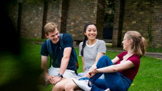 Group of students talking