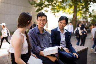 UNSW Students at Atomic Press Cafe, Kensington campus