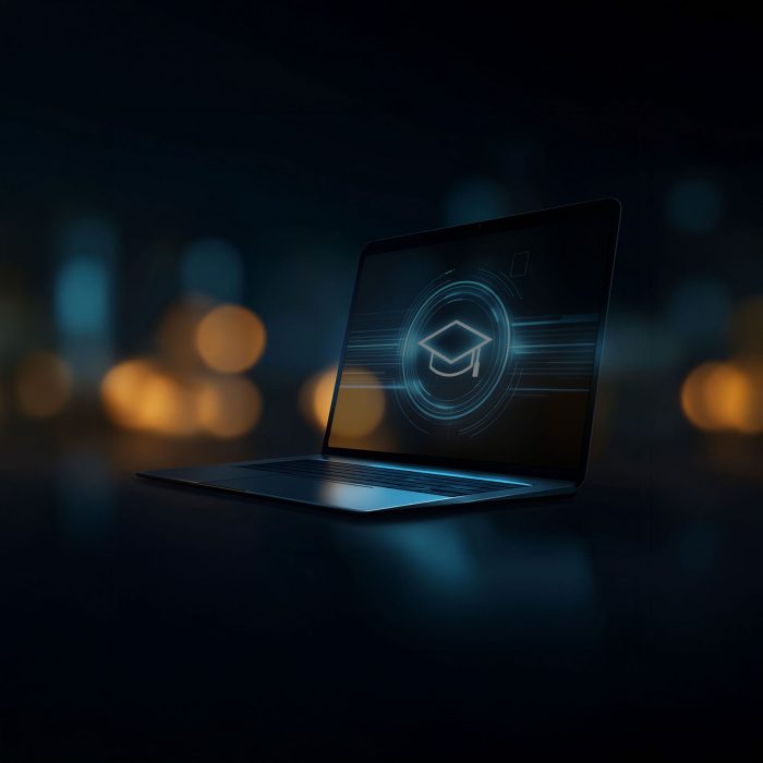 Online learning concept background