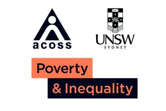 Logos for ACOSS, UNSW and the Poverty & Inequality Partnership