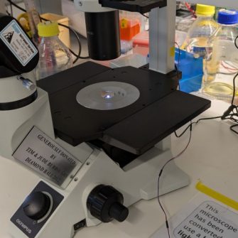 LED conversion microscope