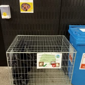 Recycling cage