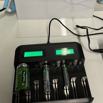 Cropped battery charger