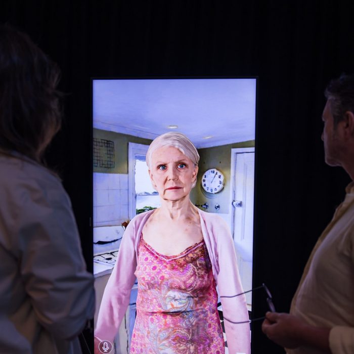 Guests at the Massive Action Sydney Unconvention interacting with the Big Trauma, Big Change project