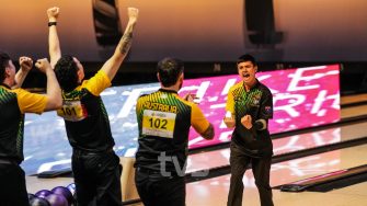 Julian Dinham en route to Gold