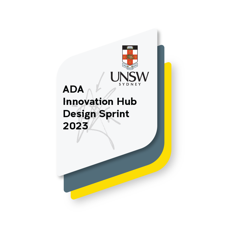 Credly badge for ADA Innovation Hub Design Sprint 2023 - Circular Economy 