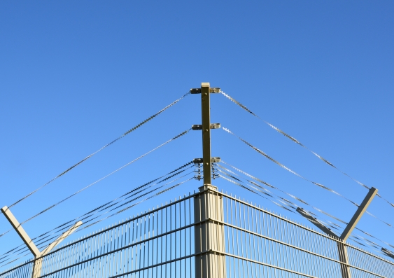 Juvenile detention fence