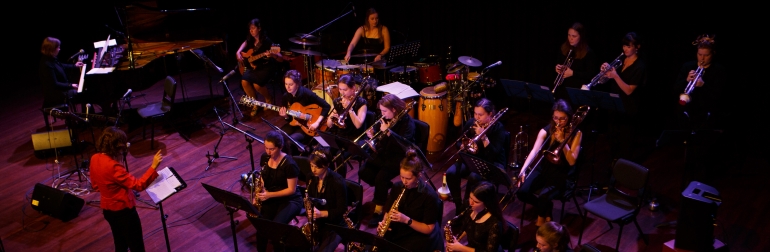 The Young Women�s Jazz Orchestra (YWJO) is a dynamic large ensemble for talented young women aged 16-23 interested in pursuing jazz at a professional level, honing their improvisation skills and looking for experience playing in a large ensemble.