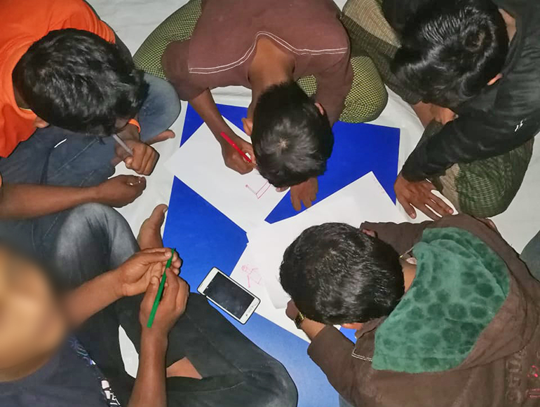 Men Storyboard Presentation Groupwork