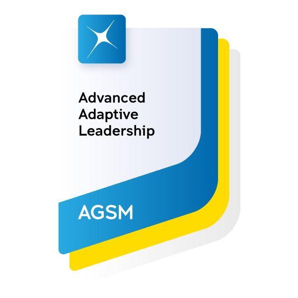 AGSM Short Course; Advanced Adaptive Leadership digital badge