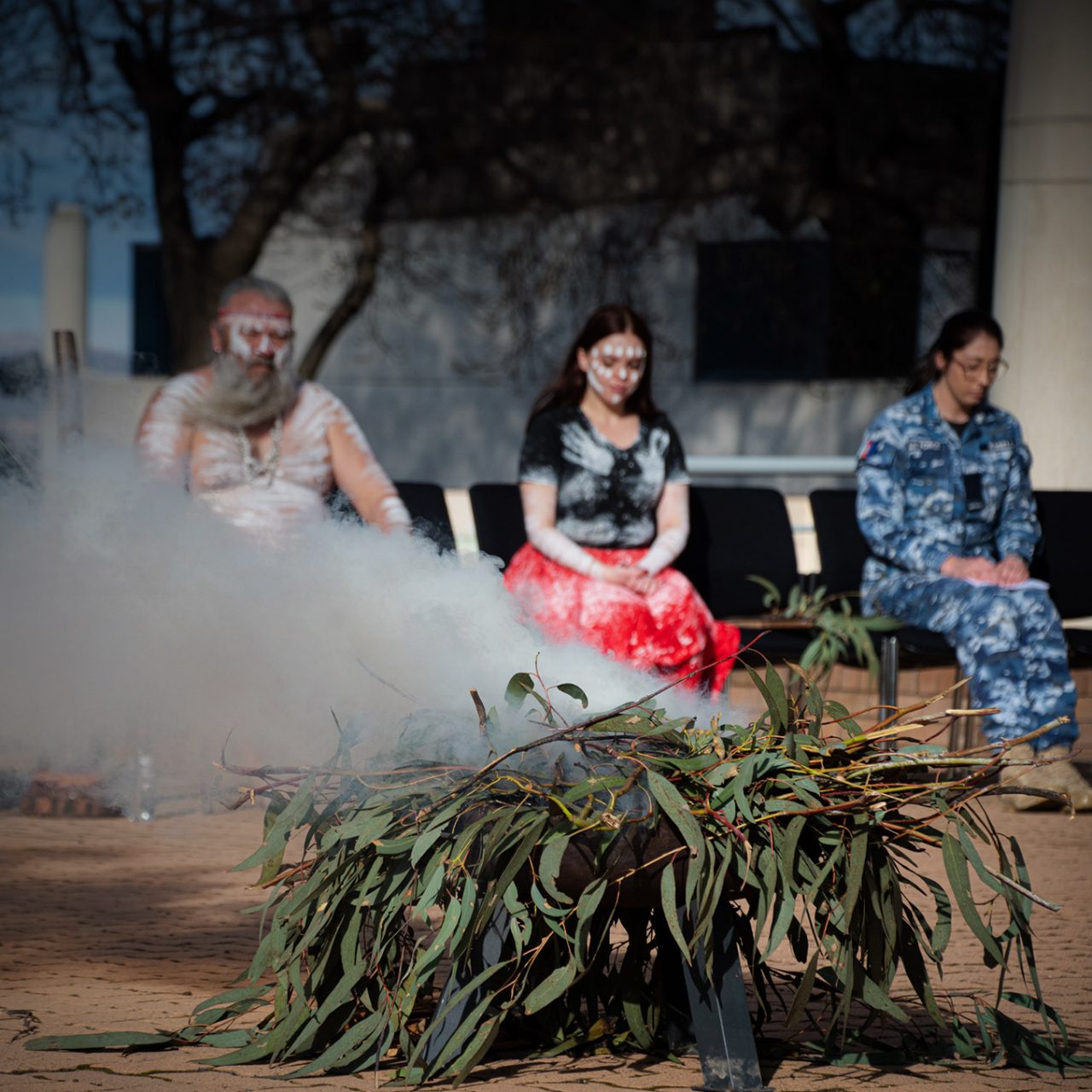 Photo of National Reconciliation Week ceremonies at UNSW Canberra in 2023