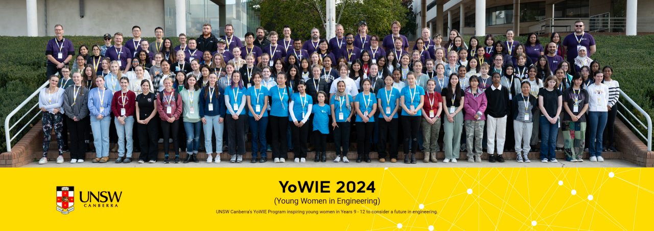 YoWIE 2024 Group PhotographUNSW Canberra’s YoWIE Program inspiring young women in Years 9 - 12 to consider a future in engineering.