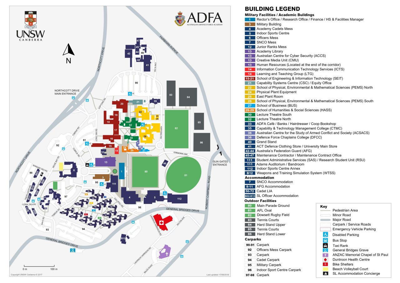 ADFA map