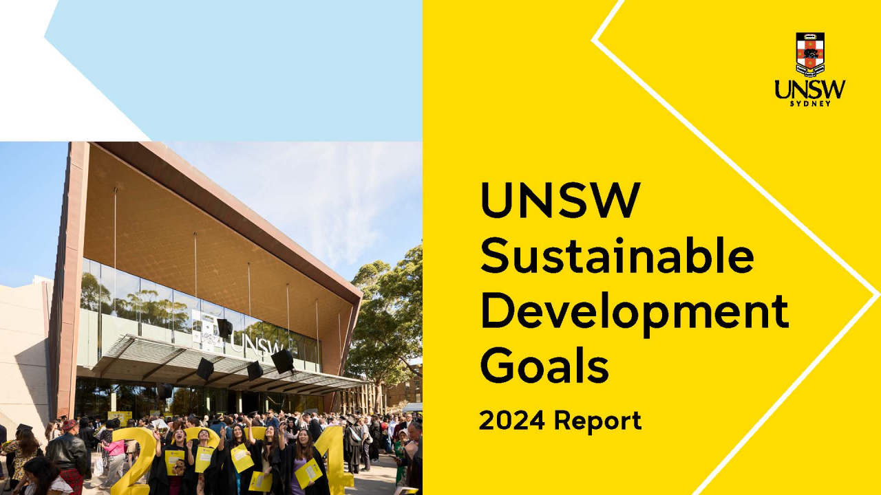 UNSW SDGs Annual Report 