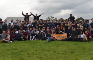 Professional camp group photo