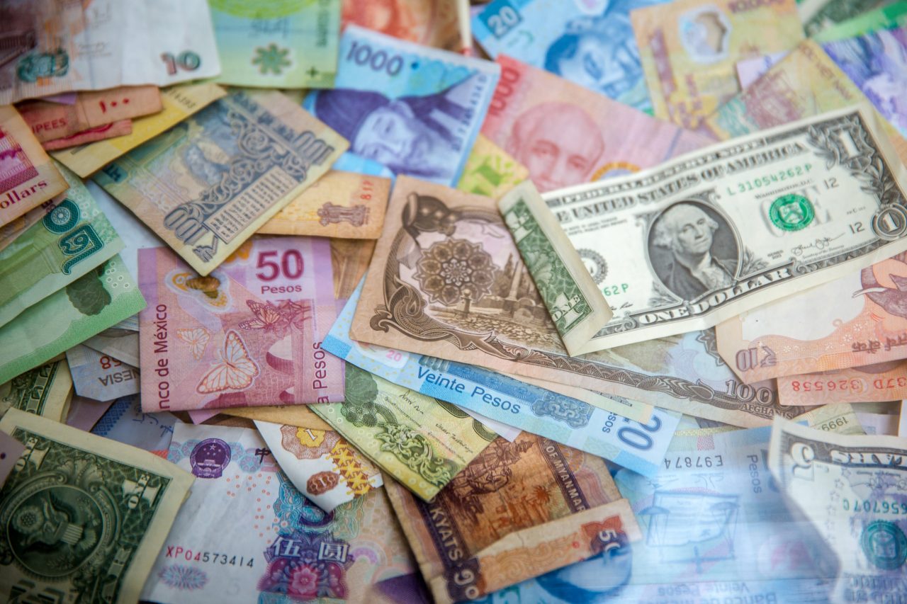 Photo of different physical currencies