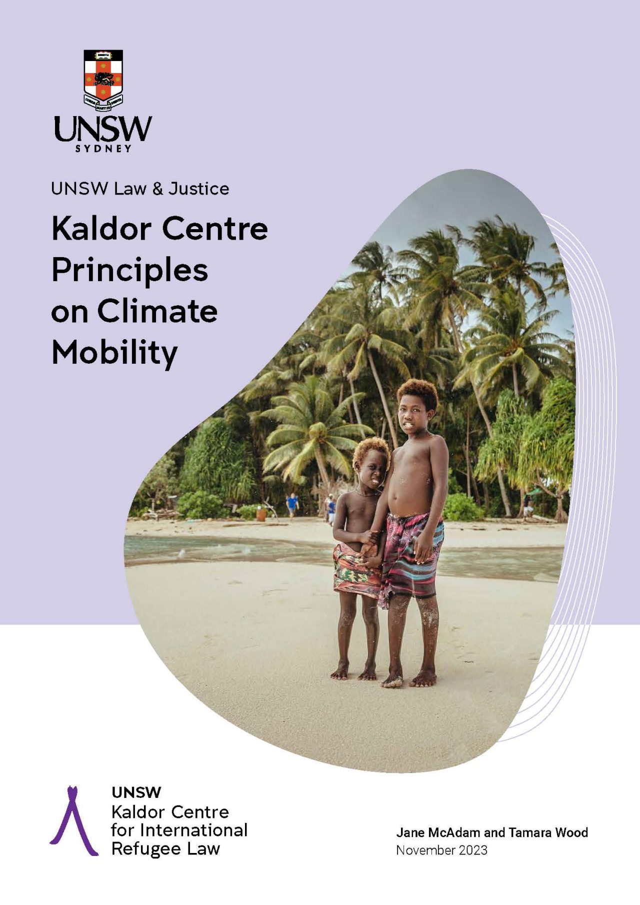 Cover of the Kaldor Centre Principles on Climate Mobility