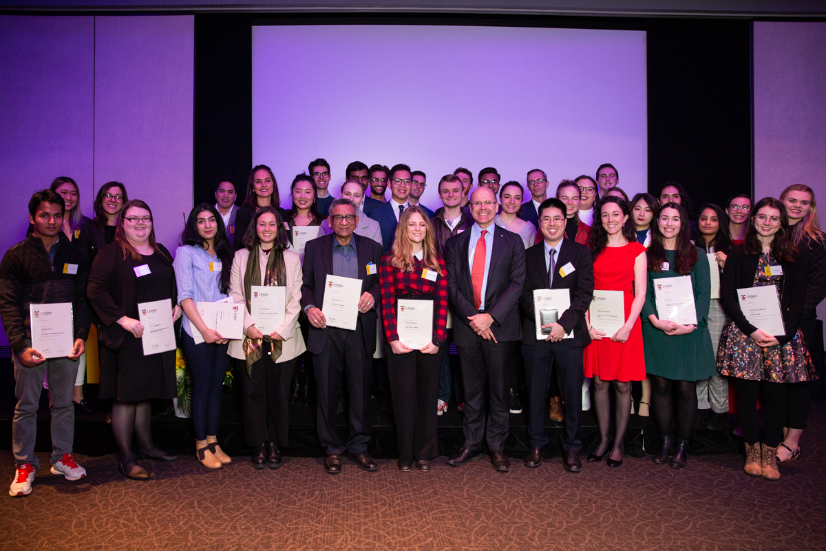 Photograph of law award and/or scholarship recipient