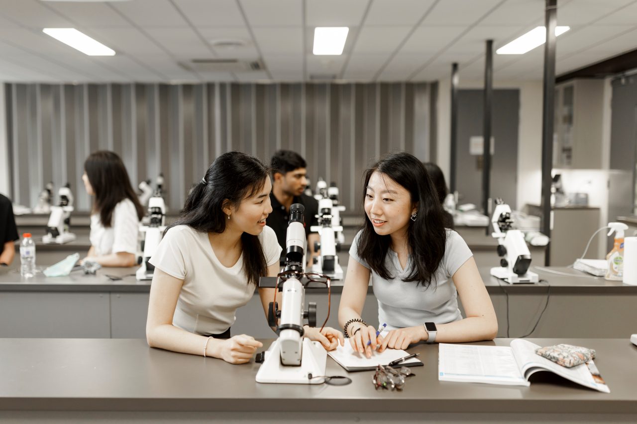 Students learning in the Medicine & Health facilities at the UNSW Kensington campus
