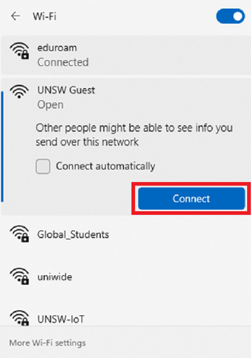 Step 2 - Windows Guest WiFi guide