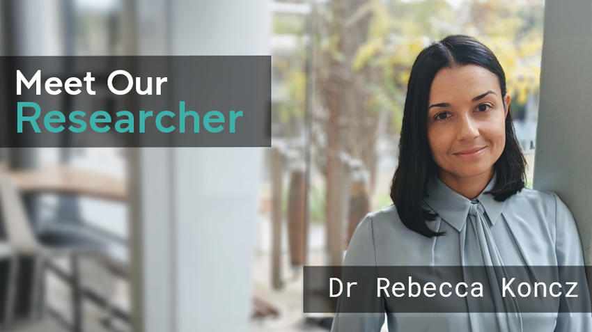 Dr Rebecca Koncz’s research explores the pathophysiological mechanisms of Alzheimer’s disease, particularly amyloid accumulation, as a hallmark feature of the disease.
