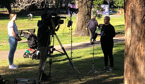 Nellie Pollard-Wharton, Associate Lecturer in Aboriginal and Torres Strait Islander health, interviewed by NITV about the First Nations Covid-19 Inner West / Eastern Suburbs Response