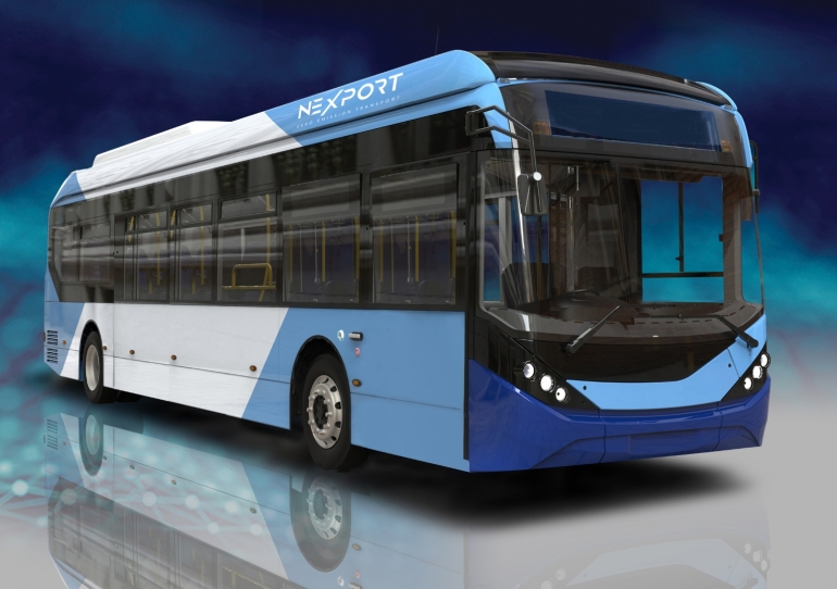 Zero emissions transport bus