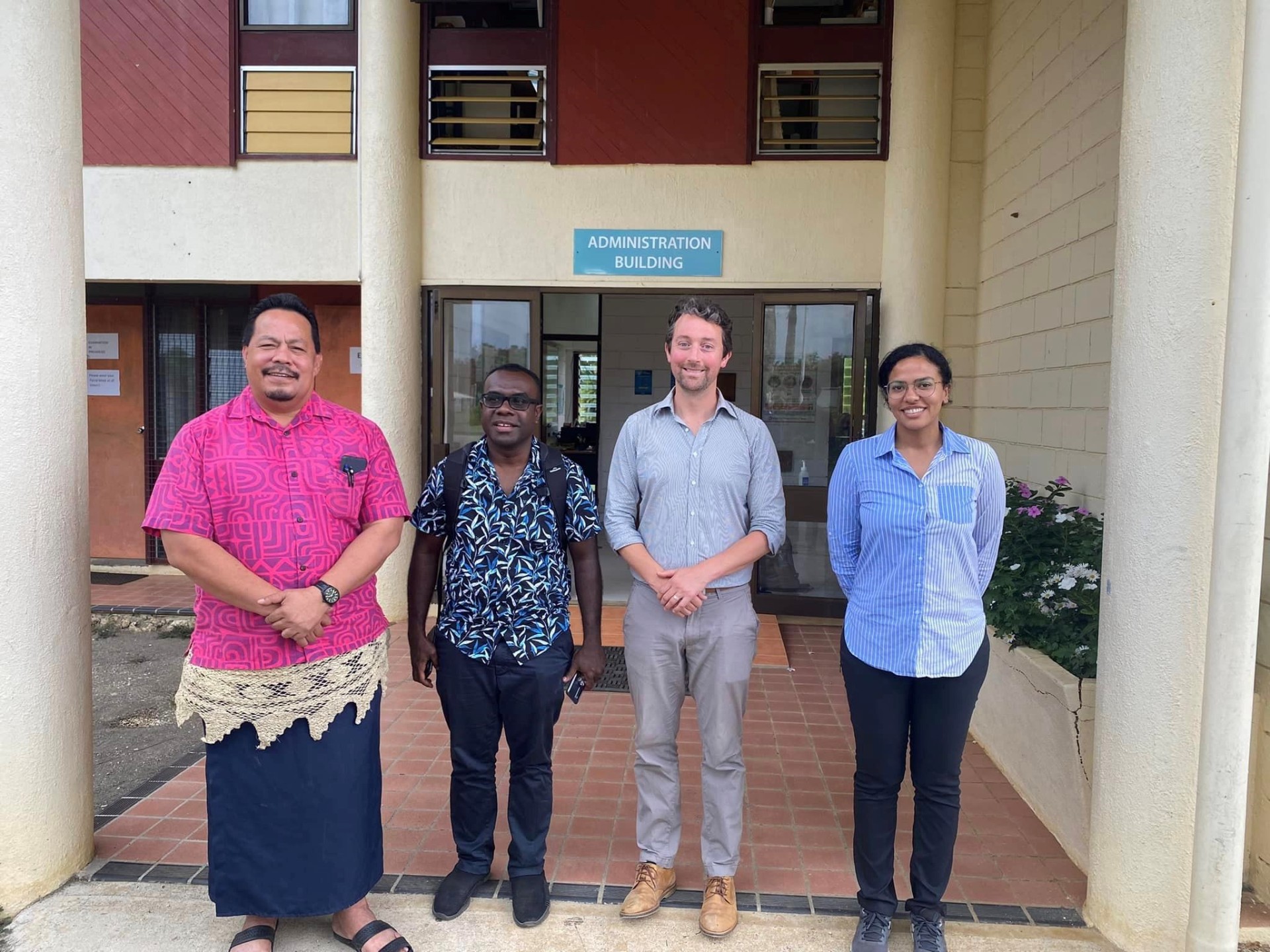 UNSW researchers at USP Tonga