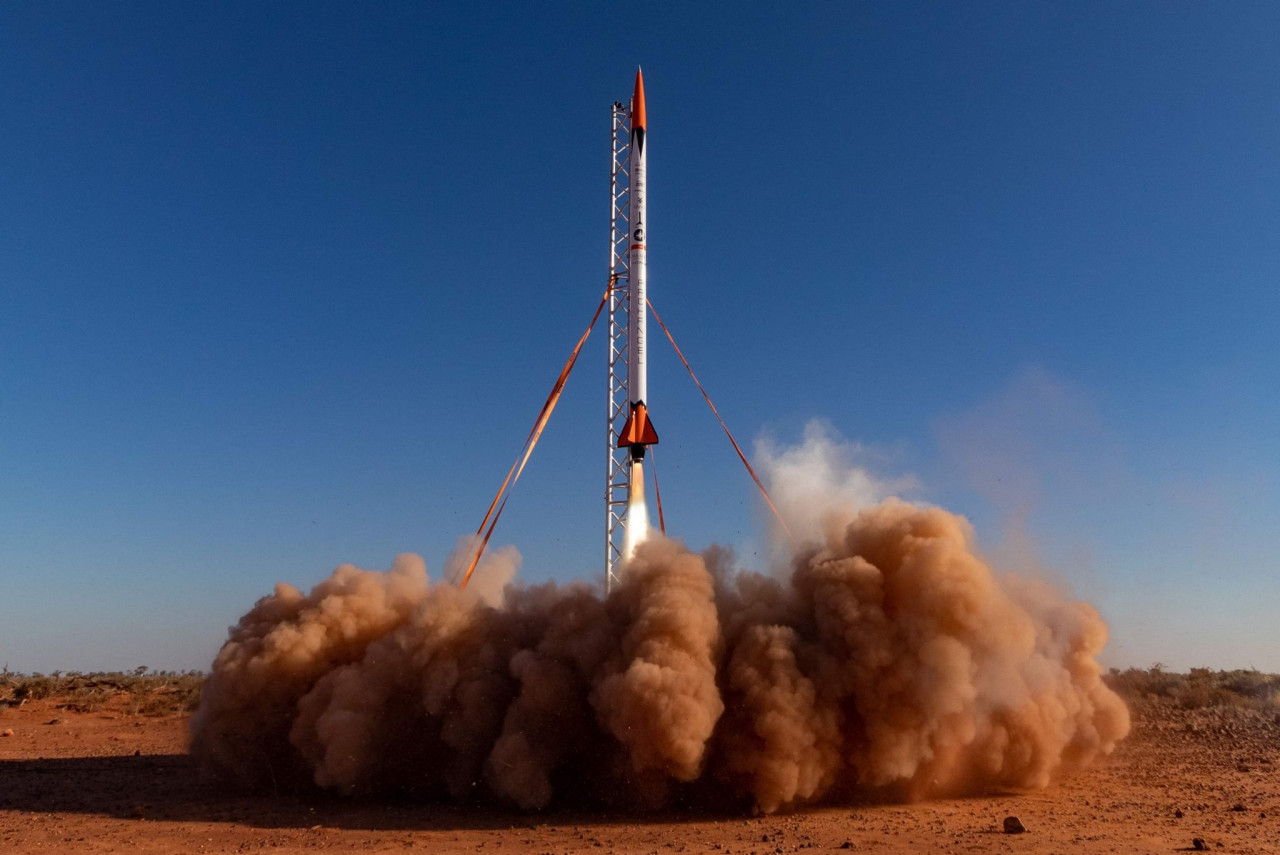 Rocket Team test launch