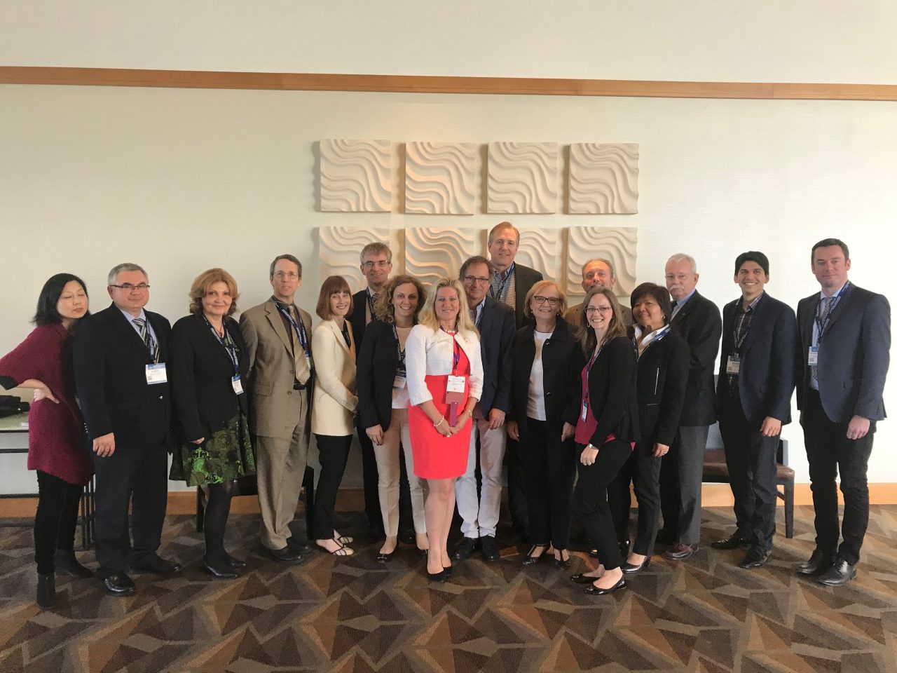 Photo of International Blistering Diseases Group (IBDG) at 2018 meeting in San Diego with Professor Dedee Murrell